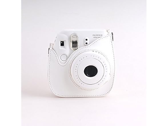 StoreInfinity Camera Leather Bag White