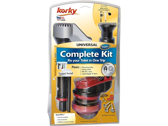 Korky Standard 2-Inch Platinum Complete Toilet Rep