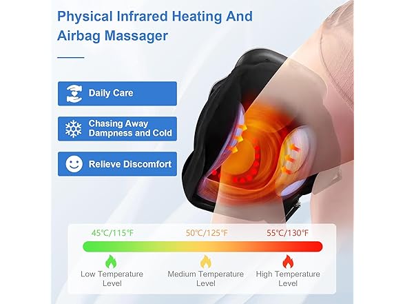 Kullre Portable Knee Massager with Heat