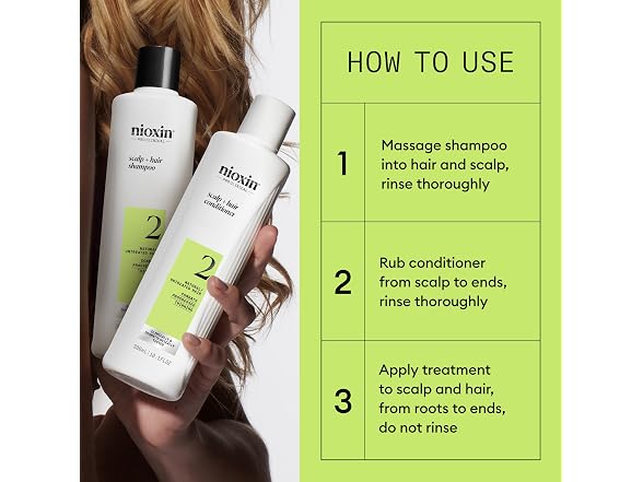 Nioxin System 2 Scalp Relief Kit Clean Shamp 072A