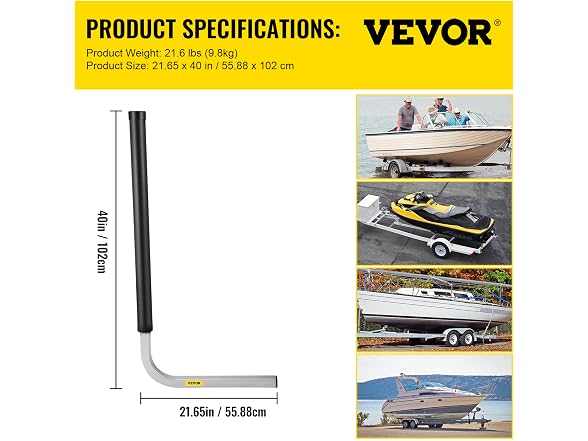 VEVOR Boat Trailer Guide-ons