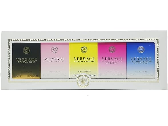 Versace Women's Fragrance Collection 5 Piece Set