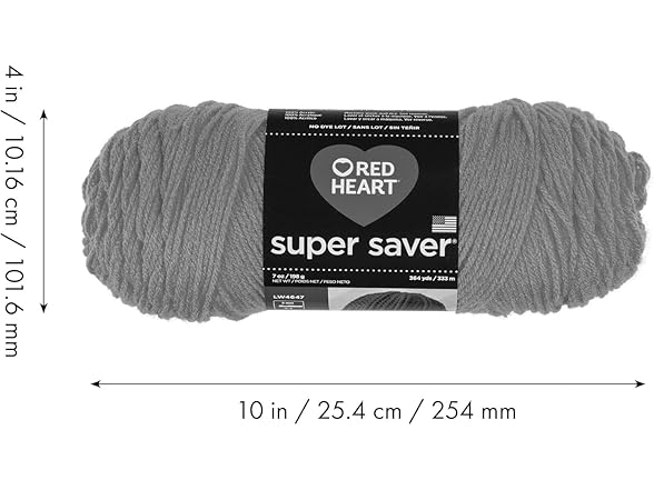 RED Heart E300.3972 Super Saver Yarn, Mulberry Mix