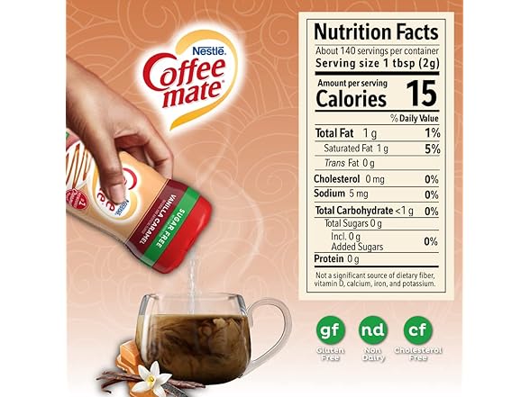 Coffee-mate Sugar Free Vanilla Caramel