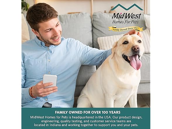 Midwest Homes Crate Cover w/ Protector