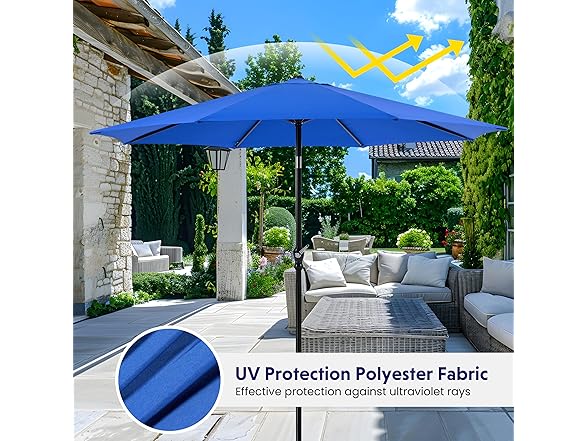 InfiniPower 9FT Outdoor Patio Umbrella