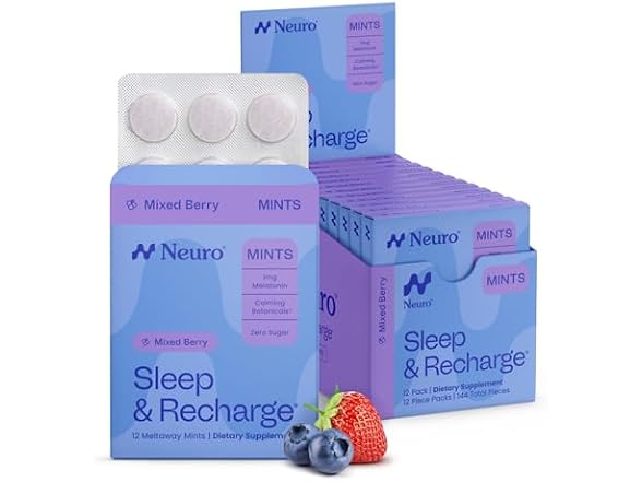 Neuro Sleep and Recharge Meltaway Mints Sleep Aid