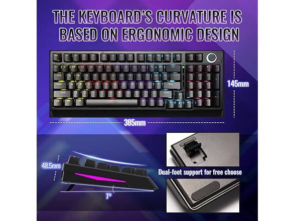 Gegago Mechanical Gaming Keyboard 98Key