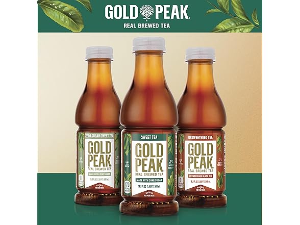 6PK Gold Peak Tea, Unsweet Tea, 16.9 fl oz