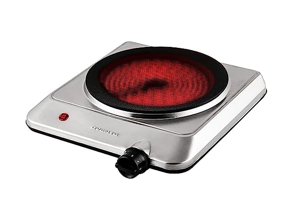 OVENTE Countertop Infrared Single Burner, 1000W