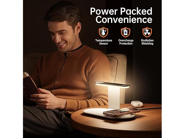 GUSGU 3 in 1 Charging Station with Night Light - Gallery 2