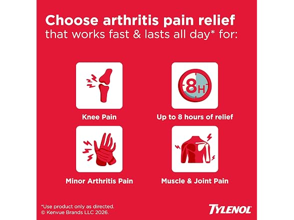 Tylenol 8Hour Extended Release Caplets 100ct