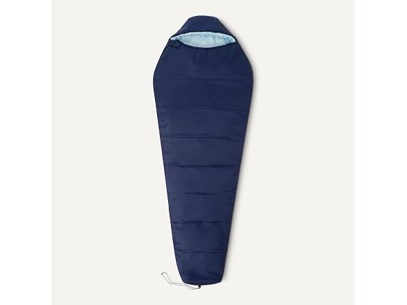 Amazon Basics 20F Mummy Sleeping Bag - Navy Blue