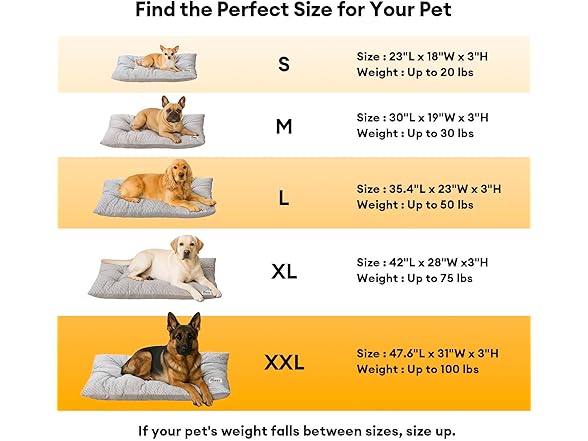 FUNNY FUZZY W2043 2 in 1 Dog Bed Crate Pad Light Grey XL