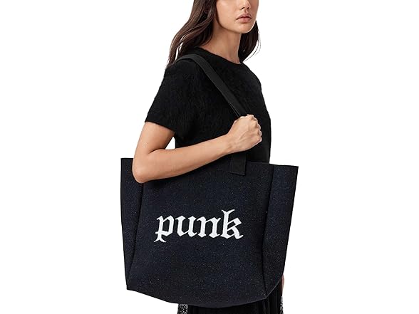 AllSaints Izzy Punk East/West Tote, Black