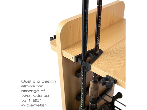Rush Creek Creations 14 Fishing Rod Rack