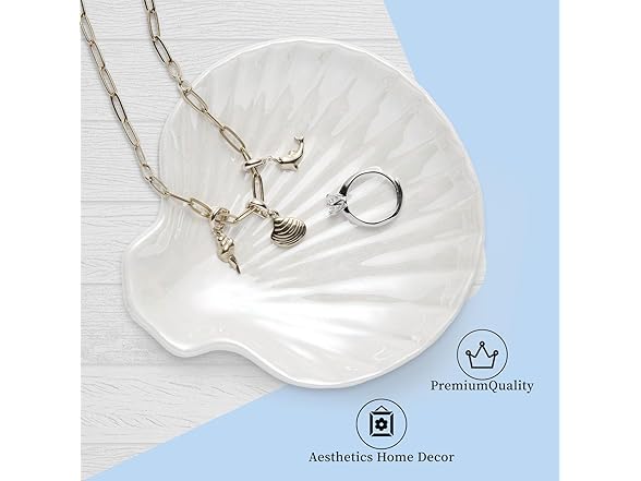 YZMICSTAR Shell Ring Trinket Dish