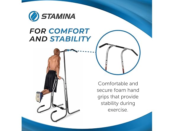 Stamina Power Tower - Dip Bar Pull Up Bar