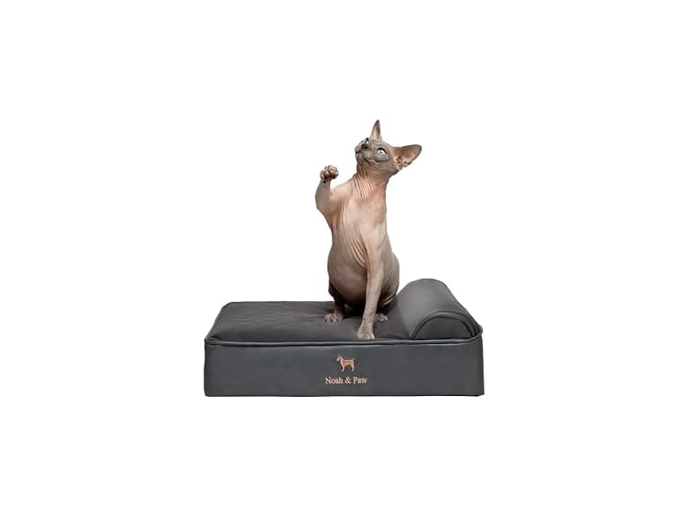NOAH & PAW CL-LE-BLK-S S NOAH & PAW Dog Bed - Classic