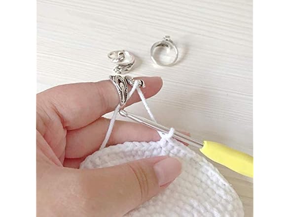 Advanced Peacock Ring, Adjustable Crochet
