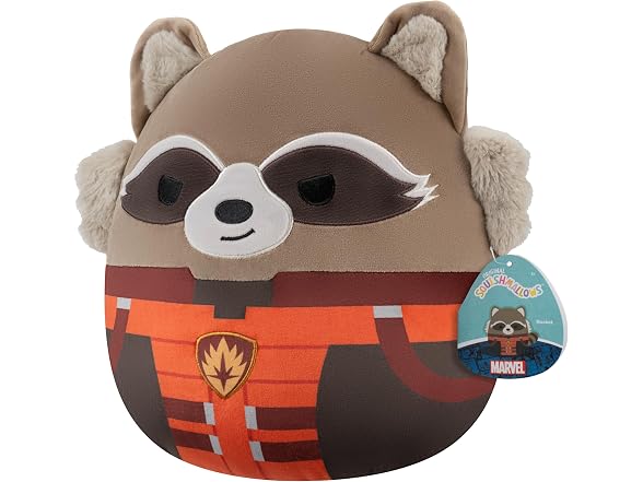 Squishmallows Original 12in Marvel Rocket Plush