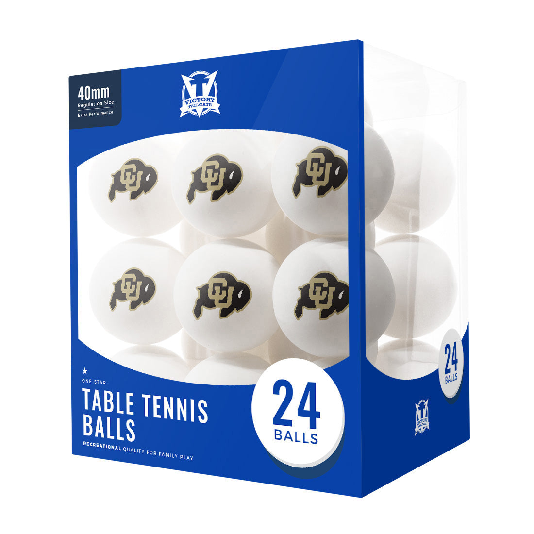 College Team Ping Pong Balls 24-Pack - Gallery 40