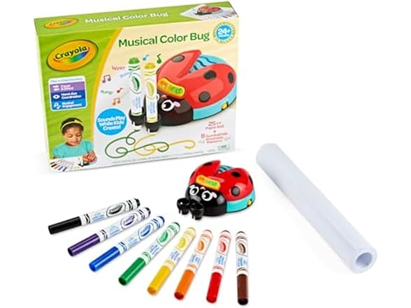 Crayola Musical Color Bug, Toddler Sensory Toy