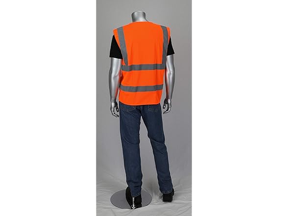 Worktex Standard Class 2 Mesh Safety Vest, 40 Pack, Orange