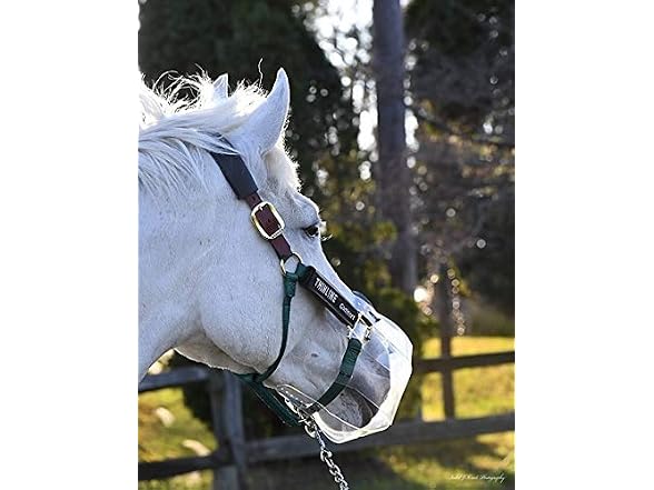 KM Elite THINLINE GRAZING Horse Muzzle
