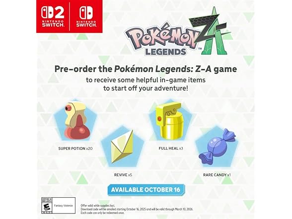 Pokémon Legends: Z-A - Nintendo Switch2