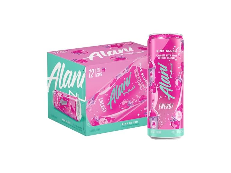 Alani Nu PINK SLUSH Sugar Free 12 oz Cans (12 Pk)