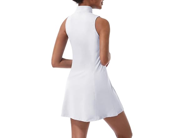 Cugoao Women (L) Tennis Dress Golf Pockets Shorts