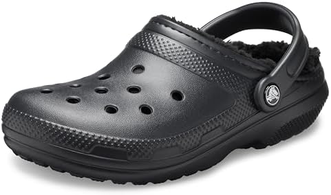 Crocs Classic Lined Unisex Clog Black Size M8W10