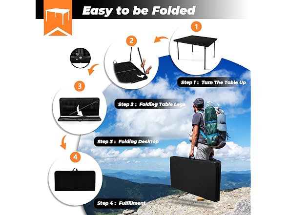 Outspurge 34" Folding Table