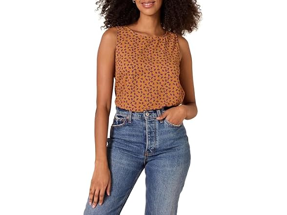 Amazon Essentials Women Regular-Fit Sleeveless Top