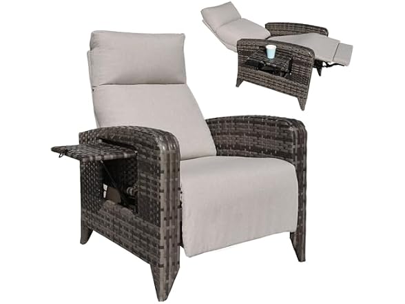 ZZW Upgraded Outdoor Recliner Chair