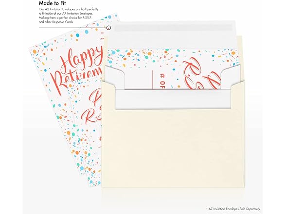 LUXPaper A2 Invitation Envelopes | 4 3/8" x 5 3/4"