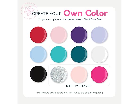 SUNUV Gel Nail Kit with UV Light 23 Pieces