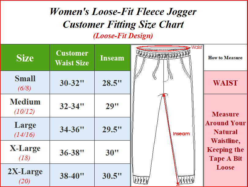 Women's 3PK Loose Fit Fleece Joggers - Gallery 14