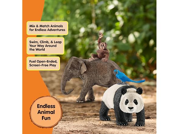Schleich Wild Life - 25 PC Wild Animal Playset
