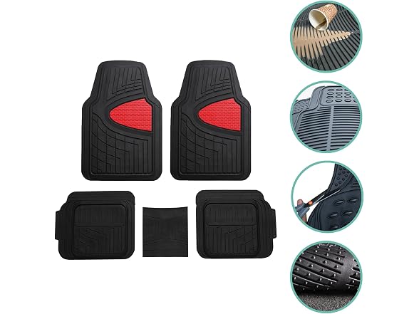 FH Group Car Floor Mats - Heavy-Duty