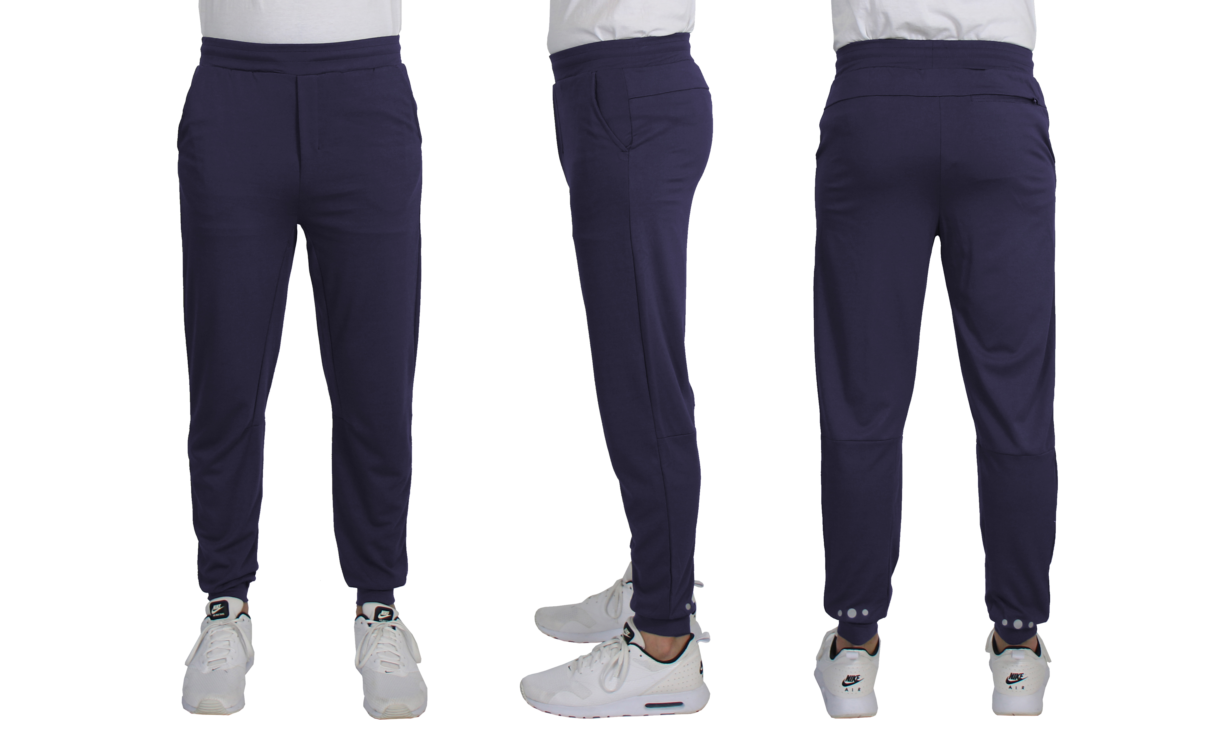 3PK Asst Mens Classic Active Track Pants - Gallery 16
