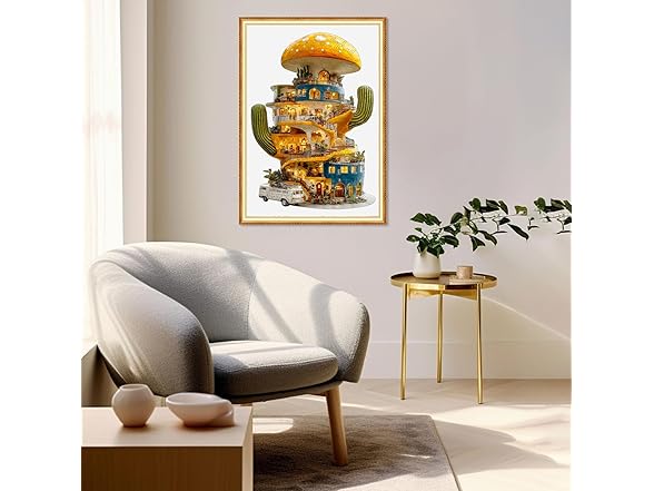 Ixfyloop Wooden Puzzles for Adults, Cactus World