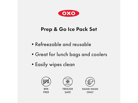 OXO Good Grips Prep & Go Ice Pack Set  Ocean Blue - Gallery 4