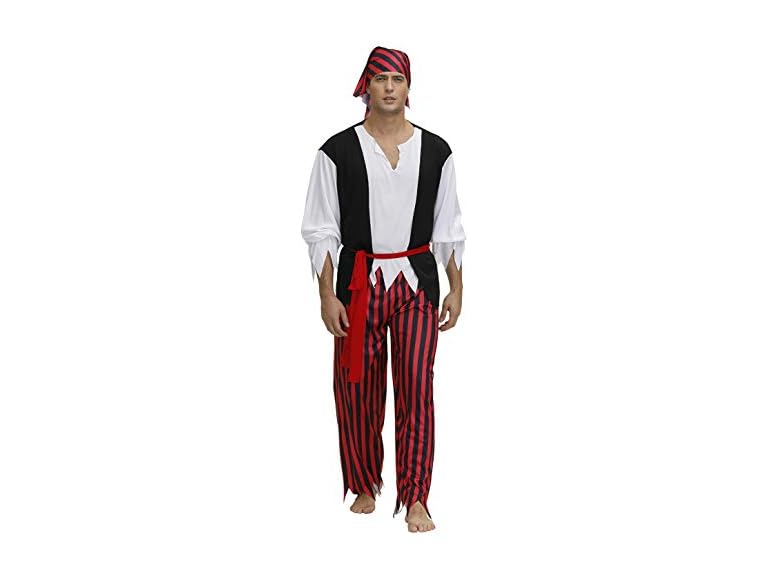 Grebrafan Men's (XL) Pirate Costume Halloween