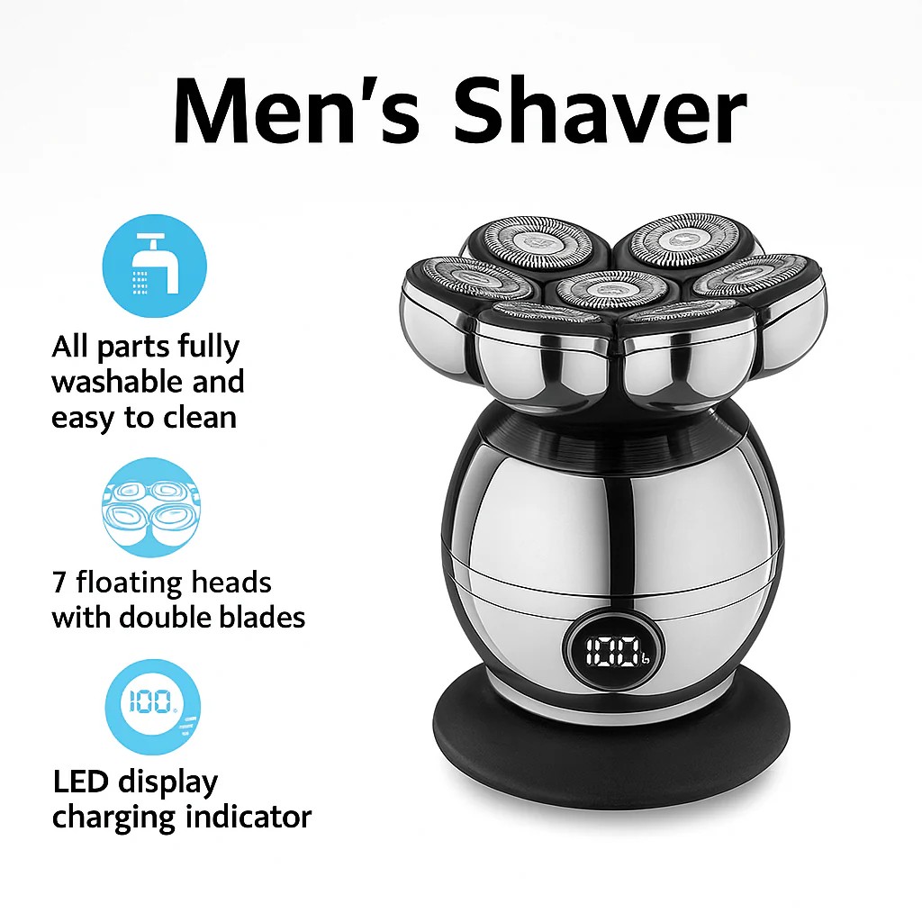 VUKO Electric Head & Beard Shaver - Gallery 7