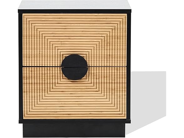 LuxenHome 2-Drawer Night Stand