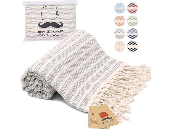 Bazaar Anatolia Turkish Bath Towel 100%