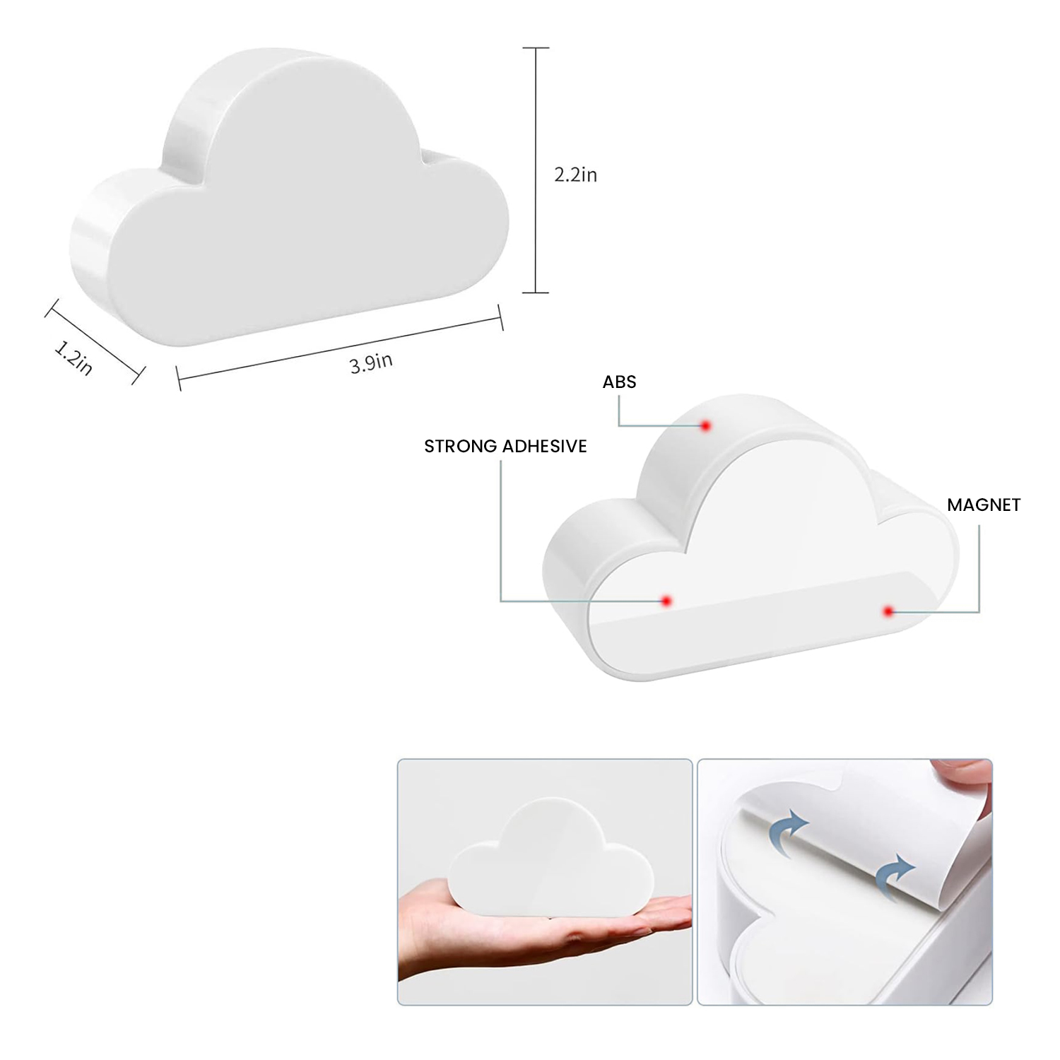 2-Pack: Magnetic Cloud Design Organizer - Gallery 10