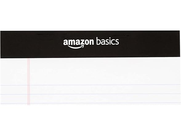 Amazon Basics Narrow Ruled 5 x 8-In Lined Note Pads 12 Pk